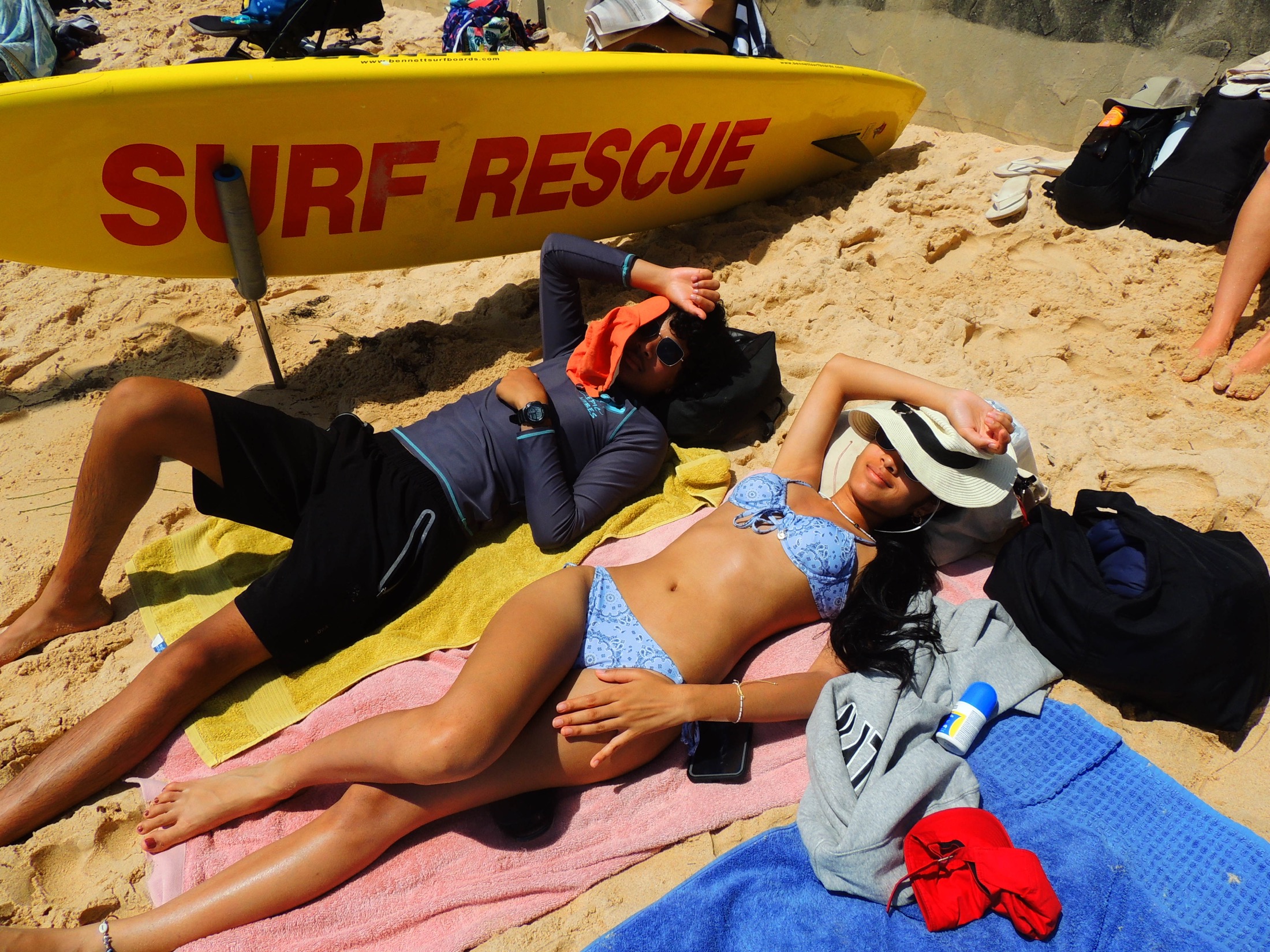 Rest beneath the Rescue Board