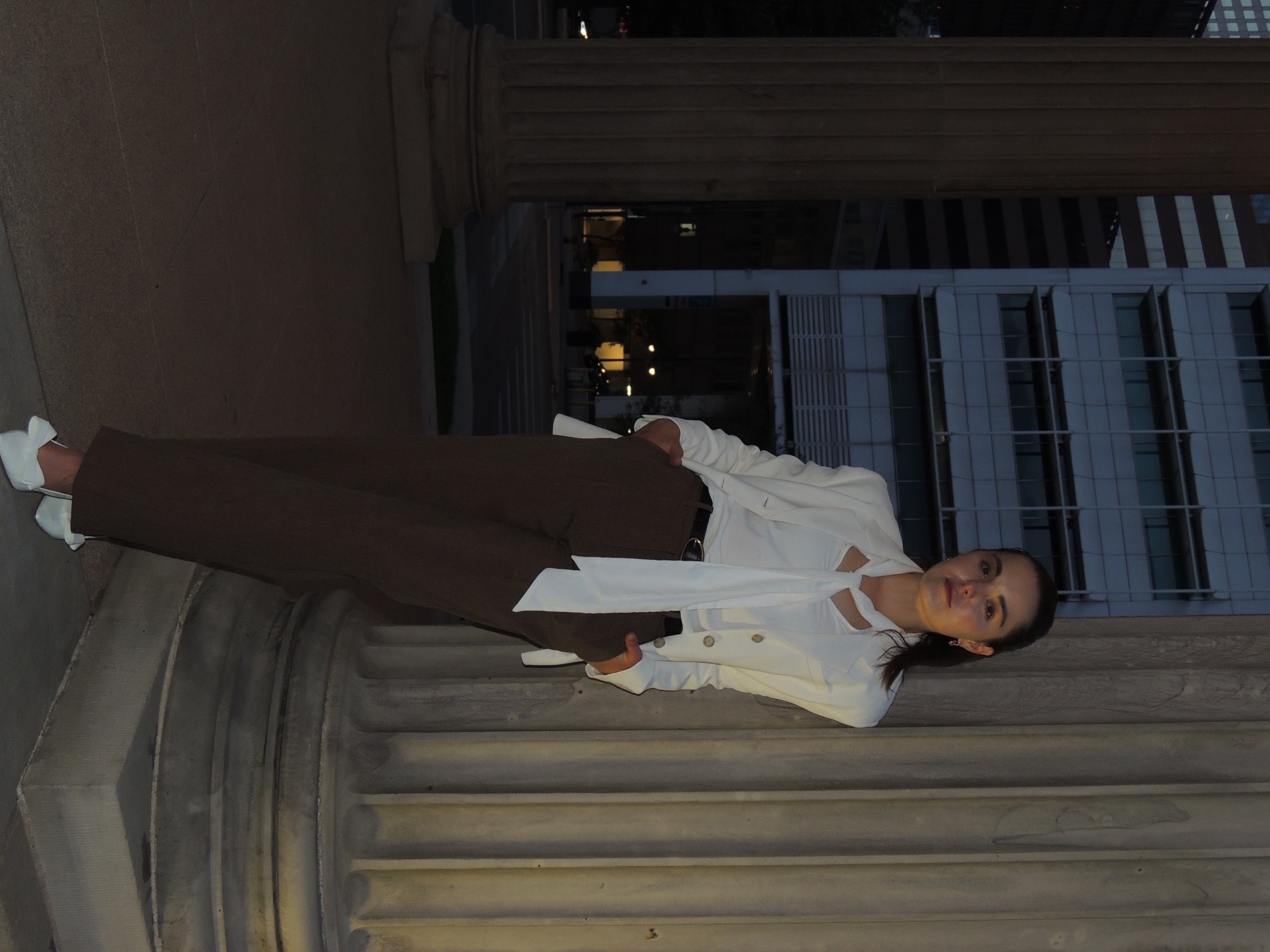 Bianca between Columns